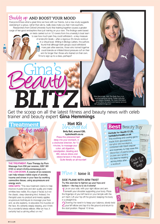 Gina's Beauty Blitz column